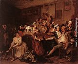 William Hogarth The Orgy painting